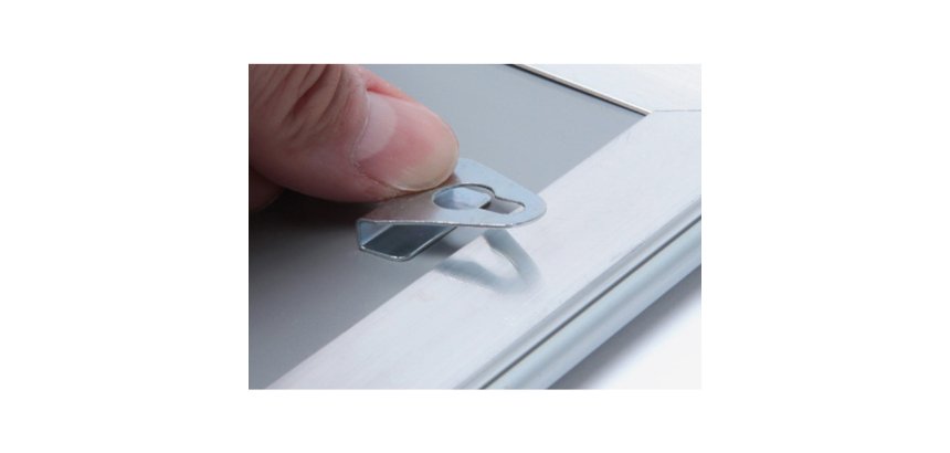Ganci per cornici a scatto - set 2 pezzi