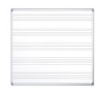 Lavagna magnetica Maya Musica - pentagramma musicale - 120 x 120 cm - Bi-Office