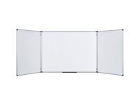 Lavagna magnetica Maya Trio - 90 x 240 cm (aperta) - bianco - Bi-Office
