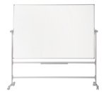 Lavagna magnetica girevole Earth - 90 x 120 cm - bianco - Bi-Office
