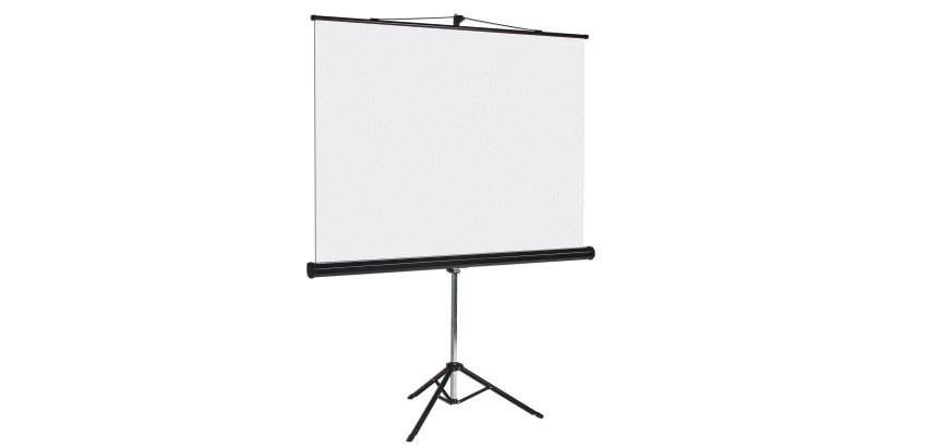 Schermo di proiezione su treppiede - 150 x 150 cm - bianco - Bi-Office