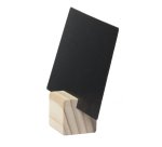 Supporti wood per targhette - 6 targhette incluse - Securit - set 12 pezzi