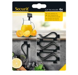 Supporti clip per targhette - Securit - set 6 pezzi
