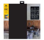 Lavagna da parete XXL - 40 x 40 cm - nero - Securit - set 6 pezzi affiancabili
