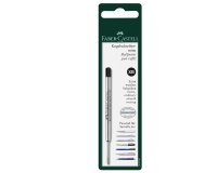 Refill XB - punta 0,7mm - fusto nero - per penna Polyball - Faber-Castell