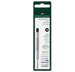 Refill XB - punta 0,7mm - fusto nero - per penna Polyball - Faber-Castell