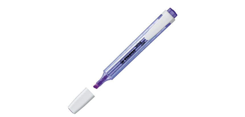 Evidenziatore Swing Cool - punta a scalpello - tratto 1 - 4 mm - lavanda - Stabilo