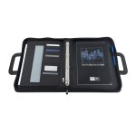 Cartella portablocco - con manici - nero/grigio - 28,5x36cm - City Time