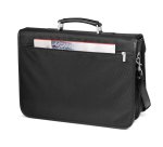 Cartella in tessuto - extra strong - nero - 44x31x20cm - City Time