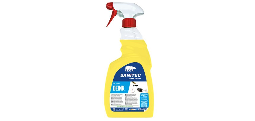 Detergente sgrassante Deink - trigger 750 ml - non profumato - Sanitec