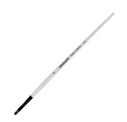 Pennello sintetico Graduate - piatto corto - manico lungo - n.6 - Daler Rowney