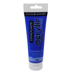 Colore acrilico fine Graduate - 120 ml - blu cobalto imitazione - Daler Rowney