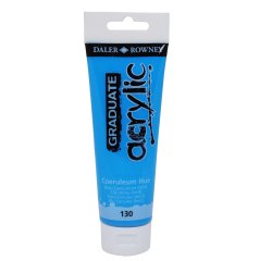Colore acrilico fine Graduate - 120 ml - ceruleo imitazione - Daler Rowney