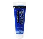 Colore acrilico fine Graduate - 120 ml - blu primario - Daler Rowney