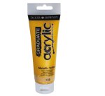 Colore acrilico fine Graduate - 120 ml - giallo metal - Daler Rowney