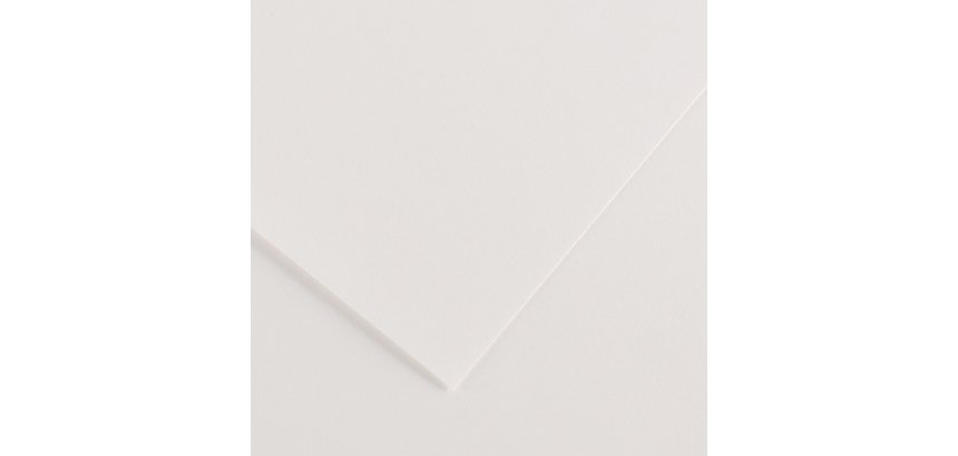 Foglio Colorline - 70x100 cm - 220 gr - bianco - Canson