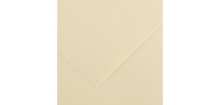 Foglio Colorline - 70x100 cm - 220 gr - crema - Canson