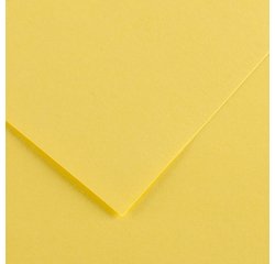 Foglio Colorline - 70x100 cm - 220 gr - giallo paglia - Canson