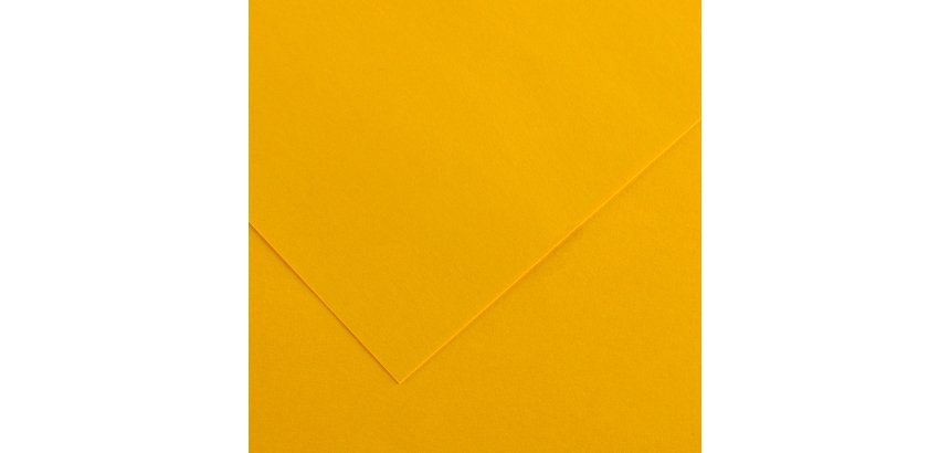 Foglio Colorline - 70x100 cm - 220 gr - giallo oro - Canson