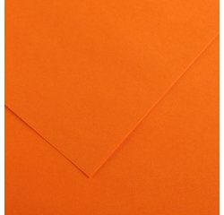 Foglio Colorline - 70x100 cm - 220 gr - arancione - Canson