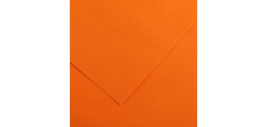 Foglio Colorline - 70x100 cm - 220 gr - arancione - Canson