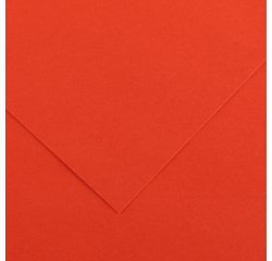 Foglio Colorline - 70x100 cm - 220 gr - rosso vivo - Canson