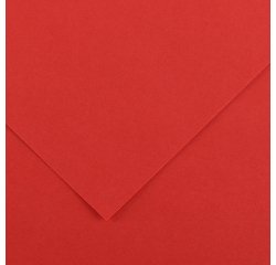 Foglio Colorline - 70x100 cm - 220 gr - rosso - Canson
