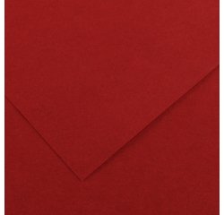 Foglio Colorline - 70x100 cm - 220 gr - rosso granata - Canson