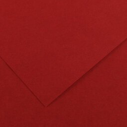 Foglio Colorline - 70x100 cm - 220 gr - rosso granata - Canson