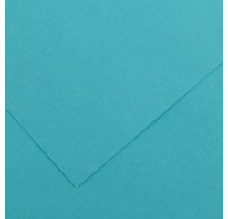 Foglio Colorline - 70x100 cm - 220 gr - blu turchese - Canson