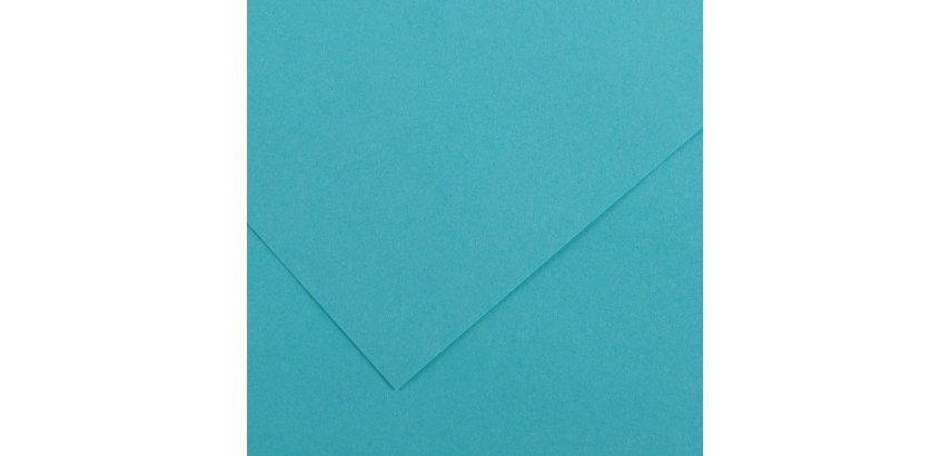 Foglio Colorline - 70x100 cm - 220 gr - blu turchese - Canson