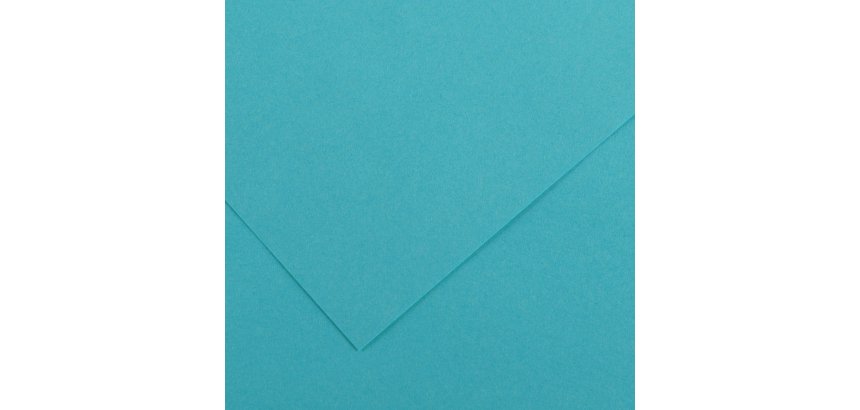 Foglio Colorline - 70x100 cm - 220 gr - blu turchese - Canson