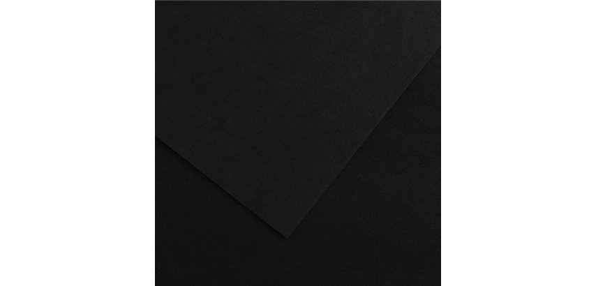 Foglio Colorline - 70x100 cm - 220 gr - nero - Canson