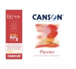 Blocco collato lato corto Figueras - 24x33 cm - 4F - 290 gr - 10 fogli - Canson