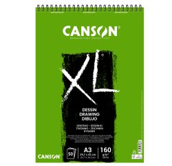 Album spiralato lato corto XL drawing - A3 - 160 gr - 50 fogli - Canson