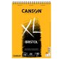 Blocco spiralato lato corto XL Bristol - A4 - 180 gr - 50 fogli - Canson