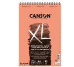 Album spiralato lato corto XL - A4 - 90 gr - 120 fogli - extra white - Canson