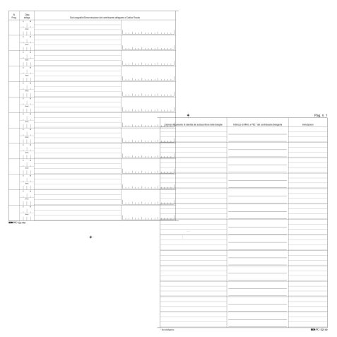 Registro cronologico - 31x24,5 - 14 pagine - Edipro