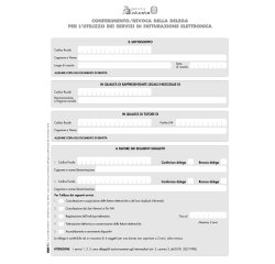 Modulo per conferimento revoca - fatt. elettronica - 29,7x21cm - Edipro