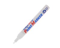 Marcatore perrmanente A 400 - a vernice - punta tonda - 2,3 mm - bianco - Artline