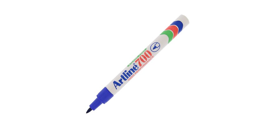 Marcatore permanente A 700 - punta tonda - 0,70 mm - blu - Artline