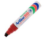 Marcatore permanente A 100 - punta scalpello jumbo - 7,50 - 12,00 mm - rosso - Artline