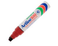Marcatore permanente A 100 - punta scalpello jumbo - 7,50 - 12,00 mm - rosso - Artline