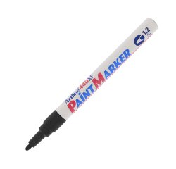 Marcatore permanente A 440 - a vernice - punta tonda fine - 1,2 mm - nero - Artline