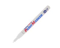 Marcatore permanente A 440 - a vernice - punta tonda fine - 1,2 mm - bianco - Artline