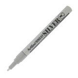 Marcatore permanente A 990 - a vernice - punta tonda fine - 1,2 mm - argento - Artline
