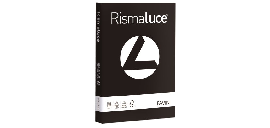 Carta Rismaluce - A4 - 90 gr - nero 63 - Favini - conf. 300 fogli