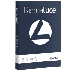 Carta Rismaluce - A4 - 200 gr - blu cobalto 66 - Favini - conf. 125 fogli