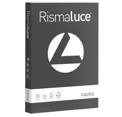 Carta Rismaluce - A4 - 200 gr - grafite 72 - Favini - conf. 125 fogli