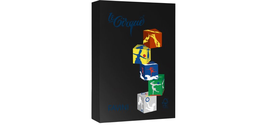 Favini Le Cirque printing paper A4 (210x297 mm) 500 sheets Black
